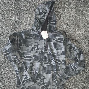 CAMO Ivory Ella Full Zip Hoodie